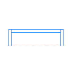 Furniture Benches Linea Bench Outline Drawing Svg Vector, Free Vectors File
